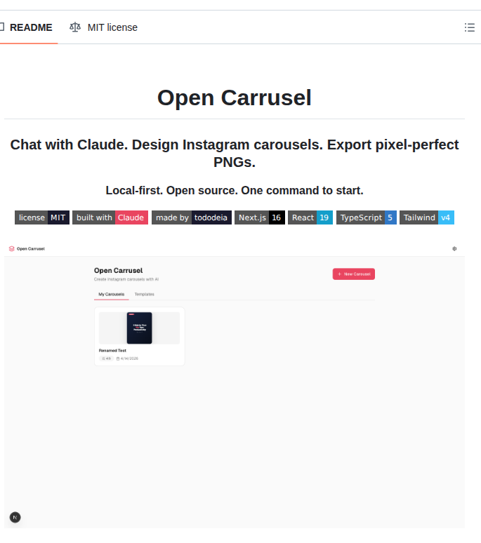 Hainrixz Open Carrusel screenshot