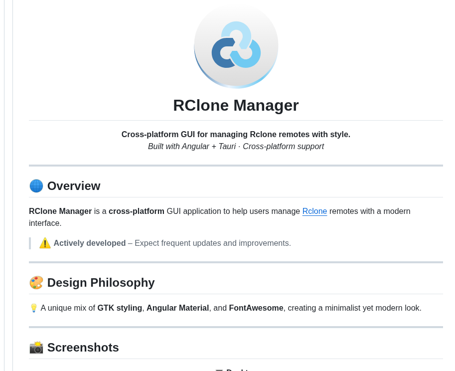Hakanbaban53 Rclone Manager screenshot