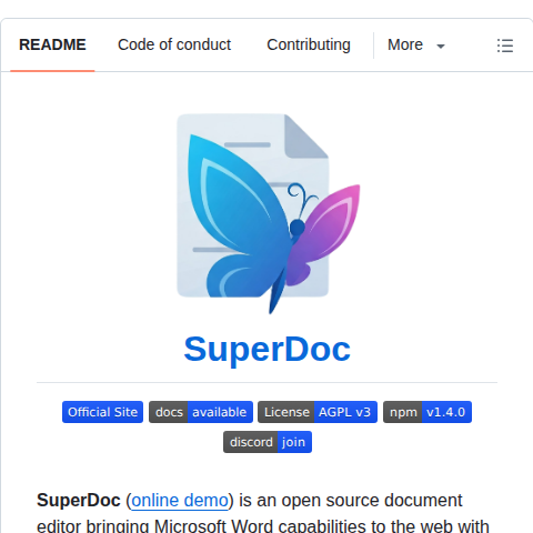 Harbour Enterprises Superdoc screenshot