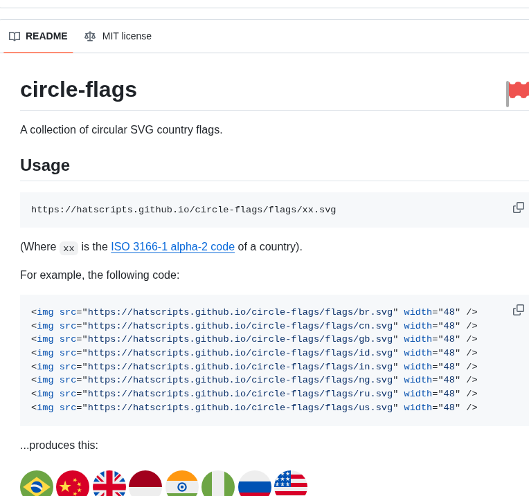 Hatscripts Circle Flags screenshot