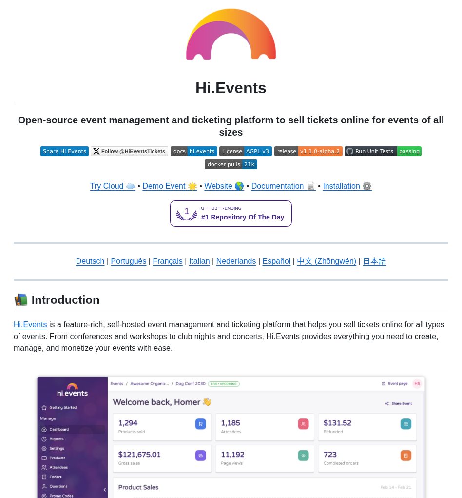Hieventsdev Hi.events screenshot