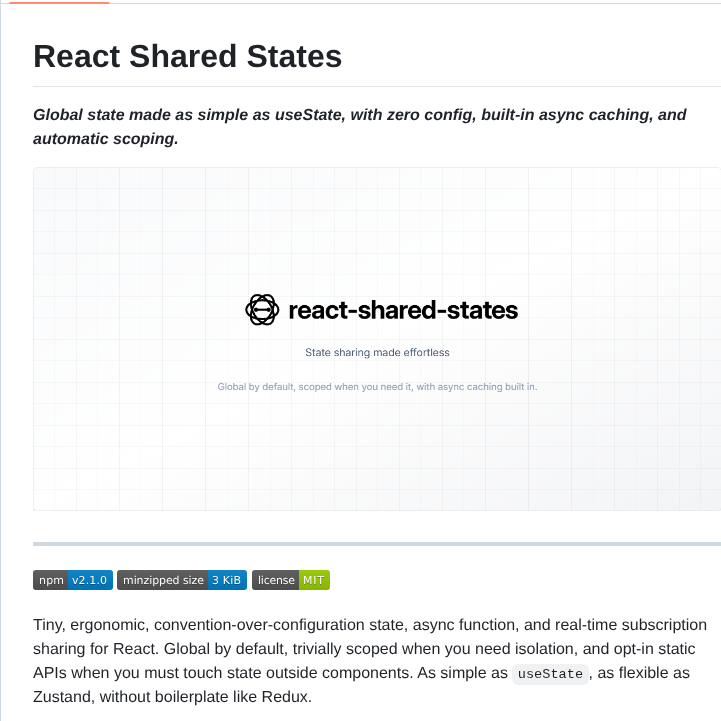 Hichemtab Tech React Shared States screenshot