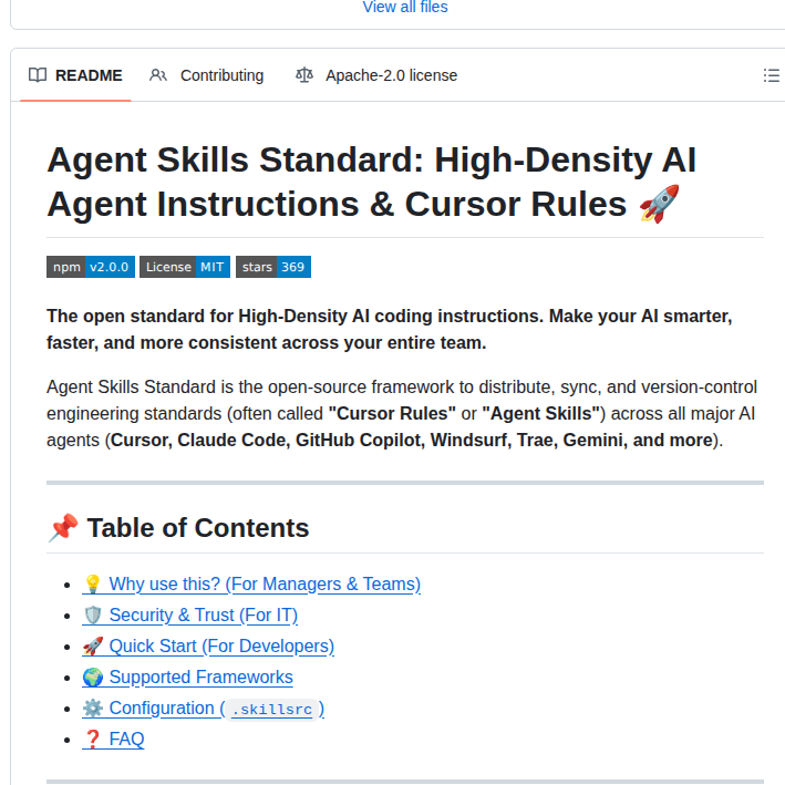 Hoangnguyen0403 Agent Skills Standard screenshot