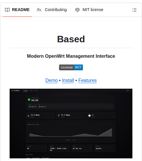 Hudsongraeme Based Owrt screenshot