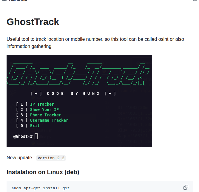 Hunxbyts Ghosttrack screenshot