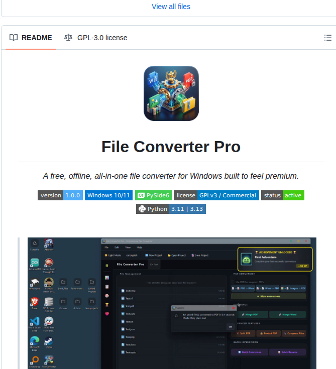 Hyacinthe Primus File_converter_pro screenshot