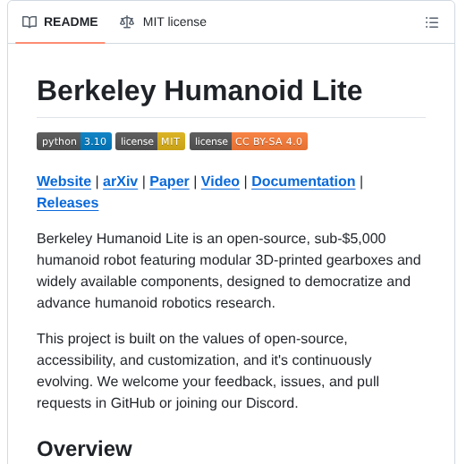 Hybridrobotics Berkeley Humanoid Lite screenshot
