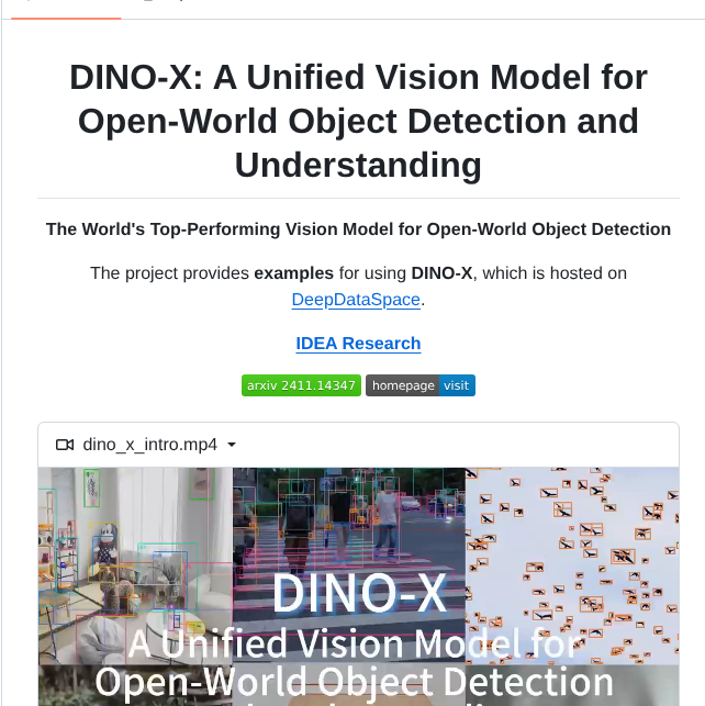 Idea Research Dino X Api screenshot