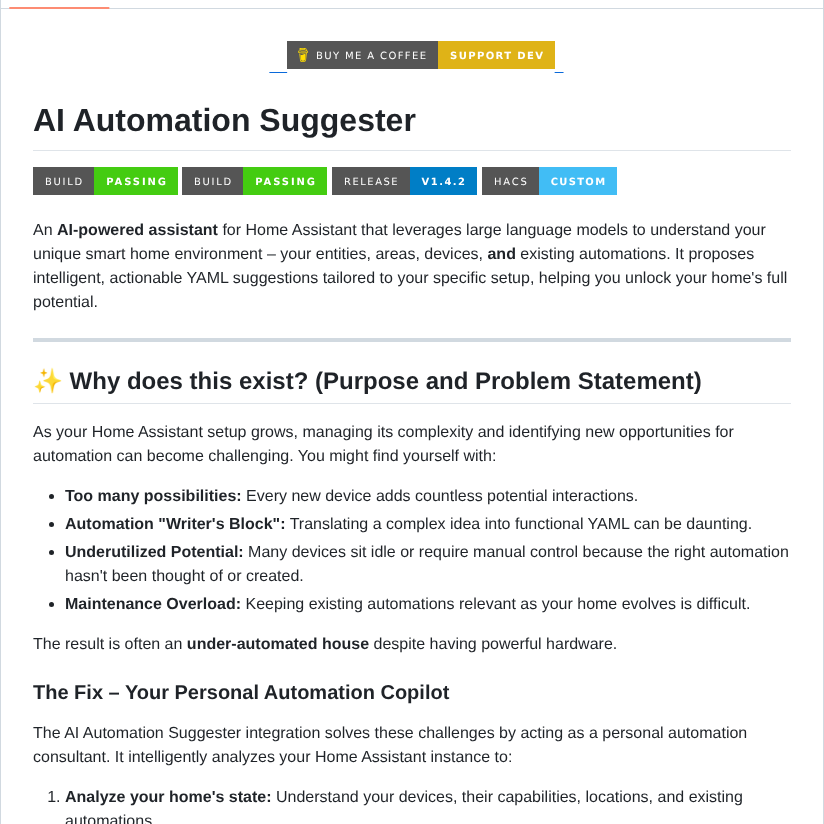 Itspecialist111 Ai_automation_suggester screenshot
