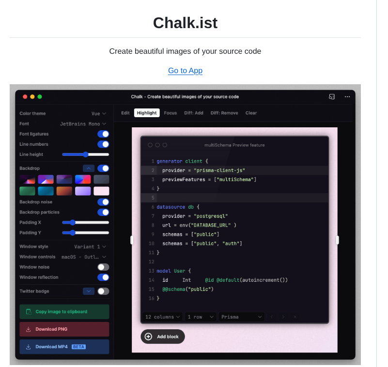 Idered Chalk.ist screenshot