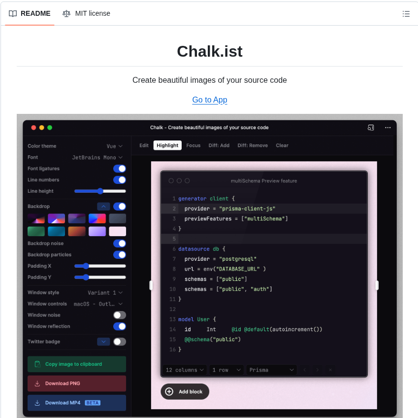 Idered Chalk.ist screenshot