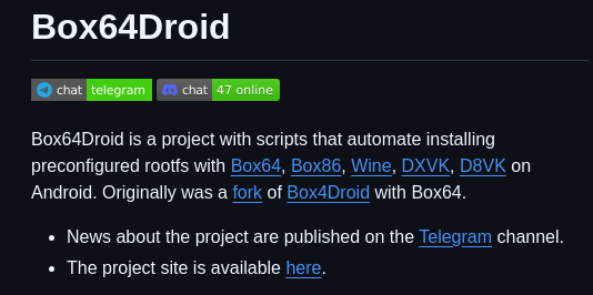 Ilya114 Box64droid screenshot