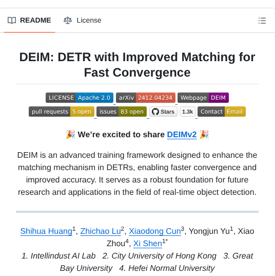 Intellindust Ai Lab Deim screenshot