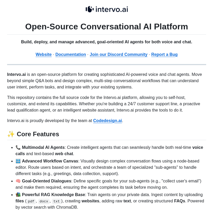 Intervo Intervo screenshot