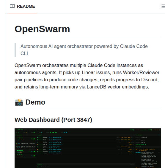 Intrect Io Openswarm screenshot