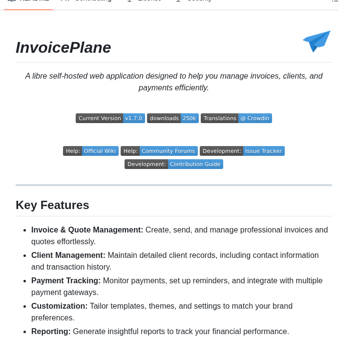 Invoiceplane Invoiceplane screenshot