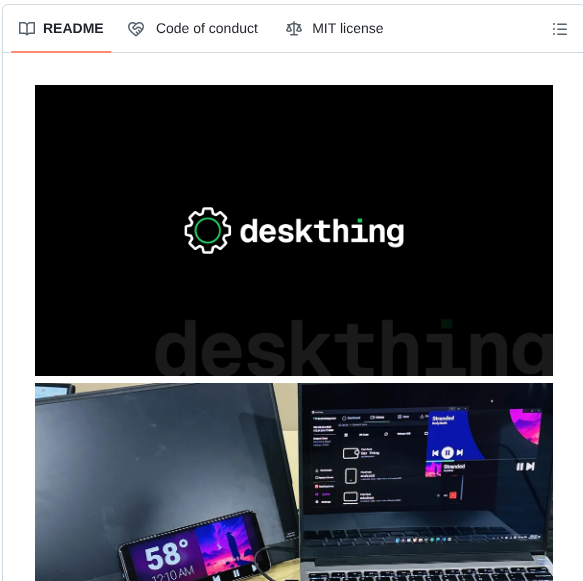 Itsriprod Deskthing screenshot