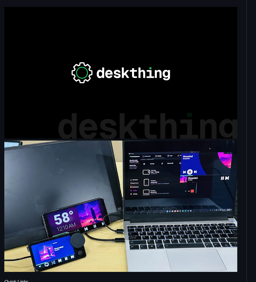 Itsriprod Deskthing screenshot