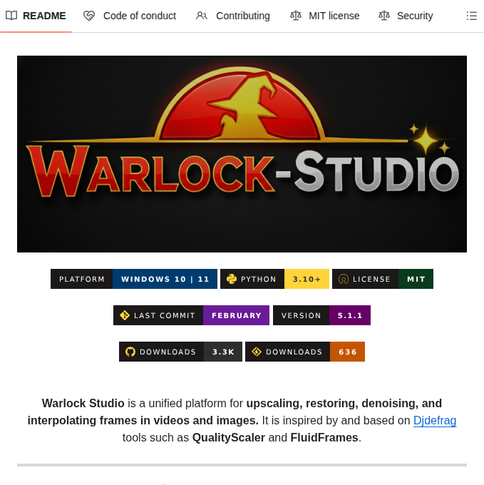 Ivan Ayub97 Warlock Studio screenshot