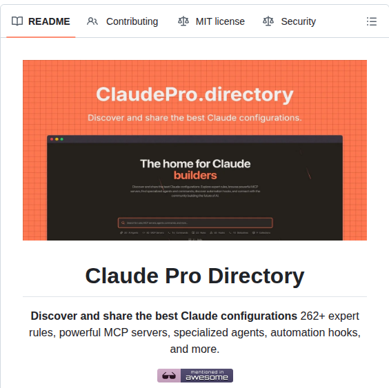 Jsonbored Claudepro Directory screenshot