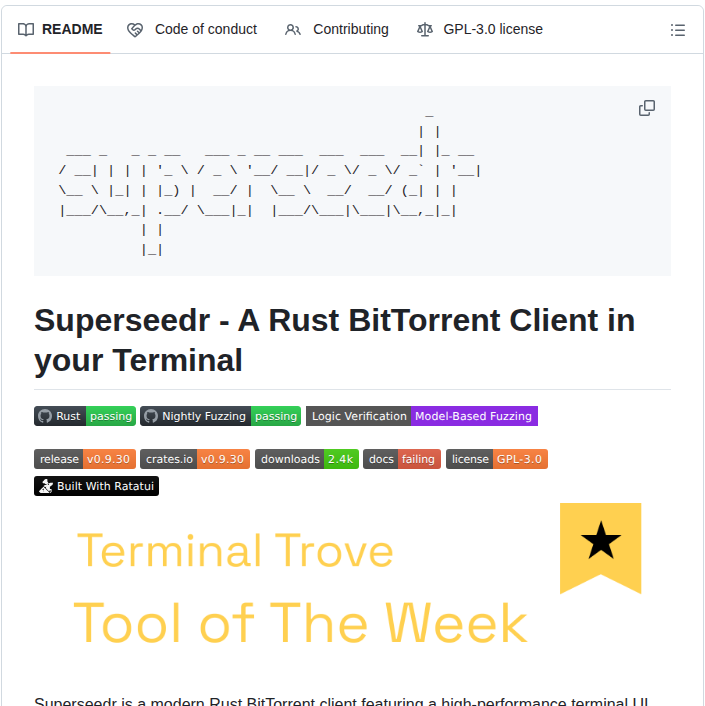 Jagalite Superseedr screenshot
