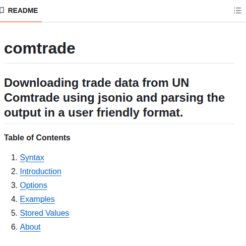 Janditzen Comtrade screenshot