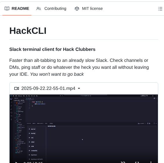 Jan Kur Hackcli screenshot