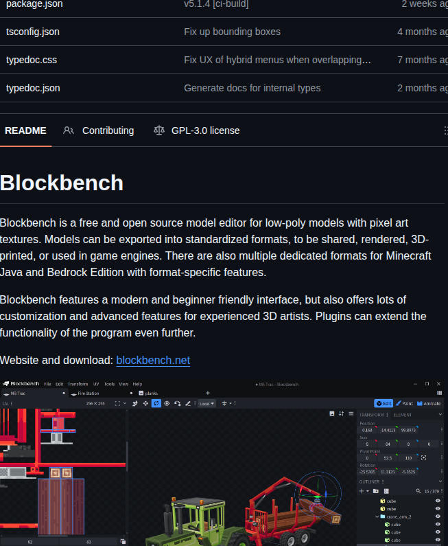 Jannisx11 Blockbench screenshot