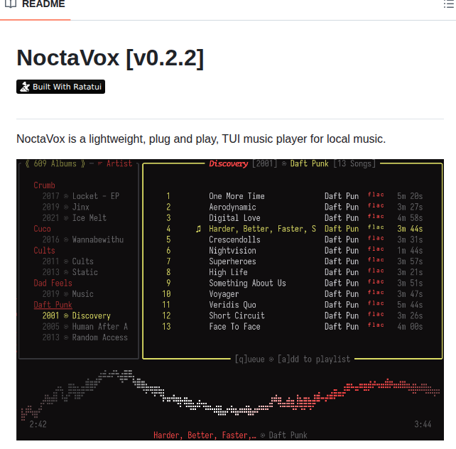 Jaxx497 Noctavox screenshot
