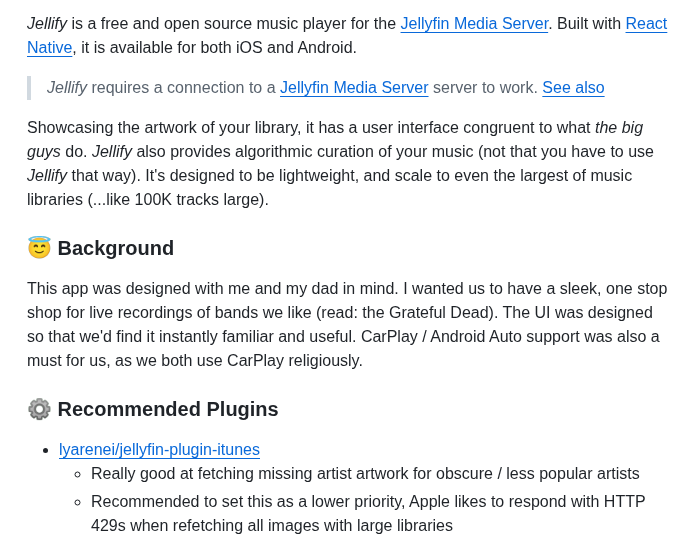 Jellify Music App screenshot