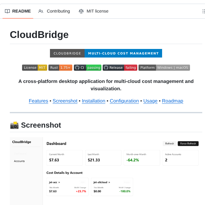 Jetsquirrel Cloudbridge screenshot
