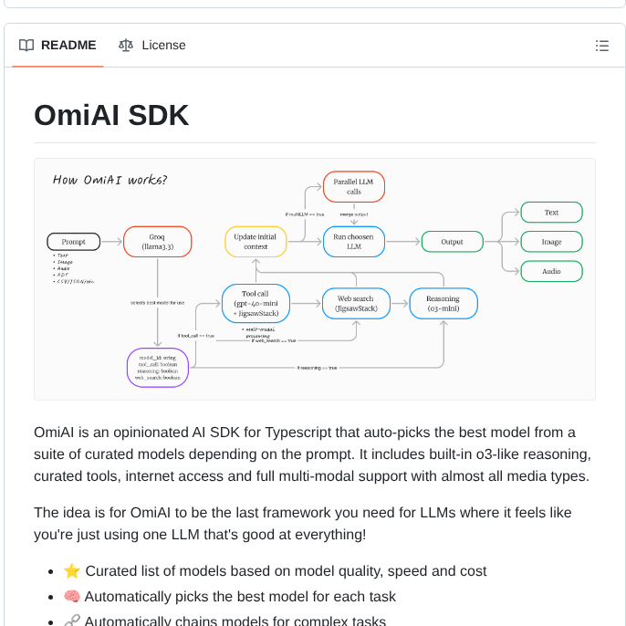Jigsawstack Omiai screenshot