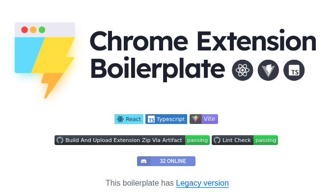 Jonghakseo Chrome Extension Boilerplate React Vite screenshot