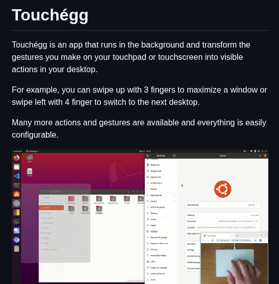 Joseexposito Touchegg screenshot