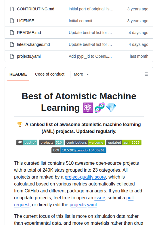 Judftteam Best Of Atomistic Machine Learning screenshot