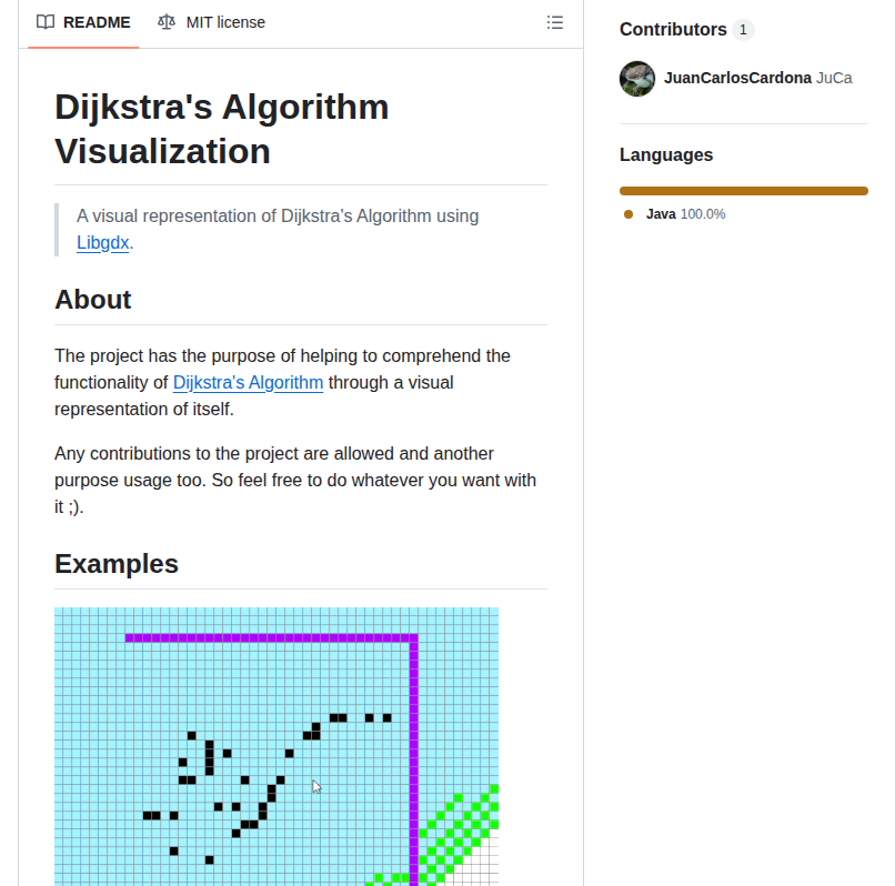 Juancarloscardona Dijkstraalgorithmvisualization screenshot
