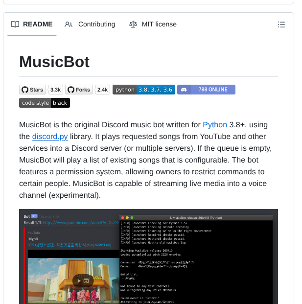Just Some Bots Musicbot screenshot