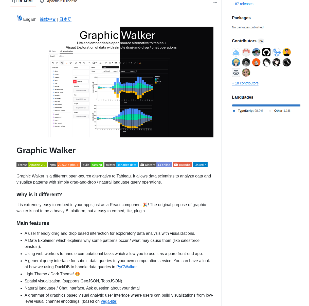 Kanaries Graphic Walker screenshot