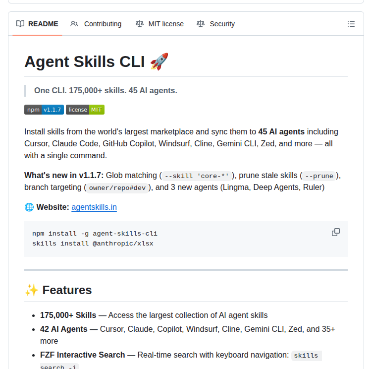 Karanjot786 Agent Skills Cli screenshot