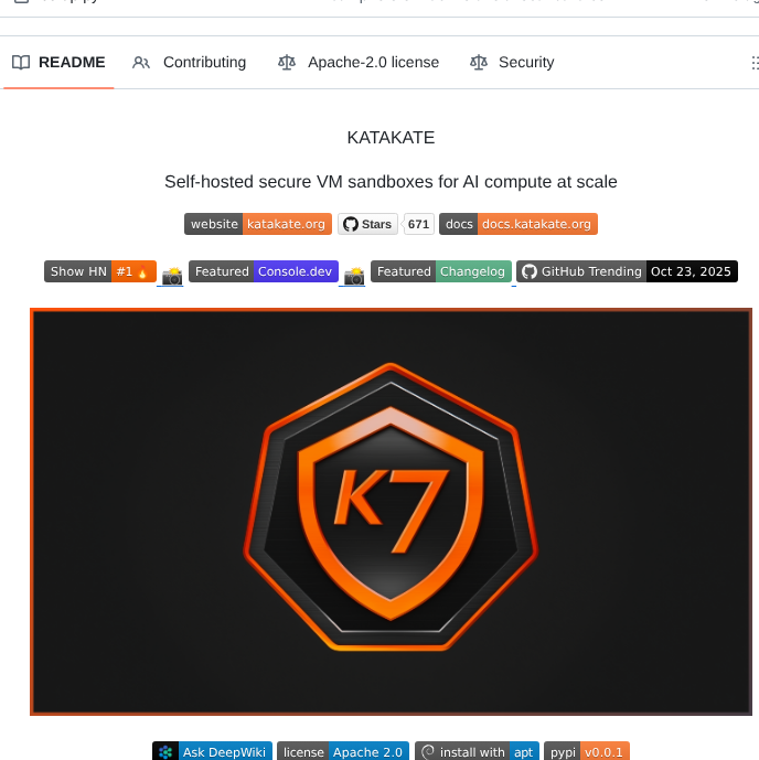 Katakate K7 screenshot