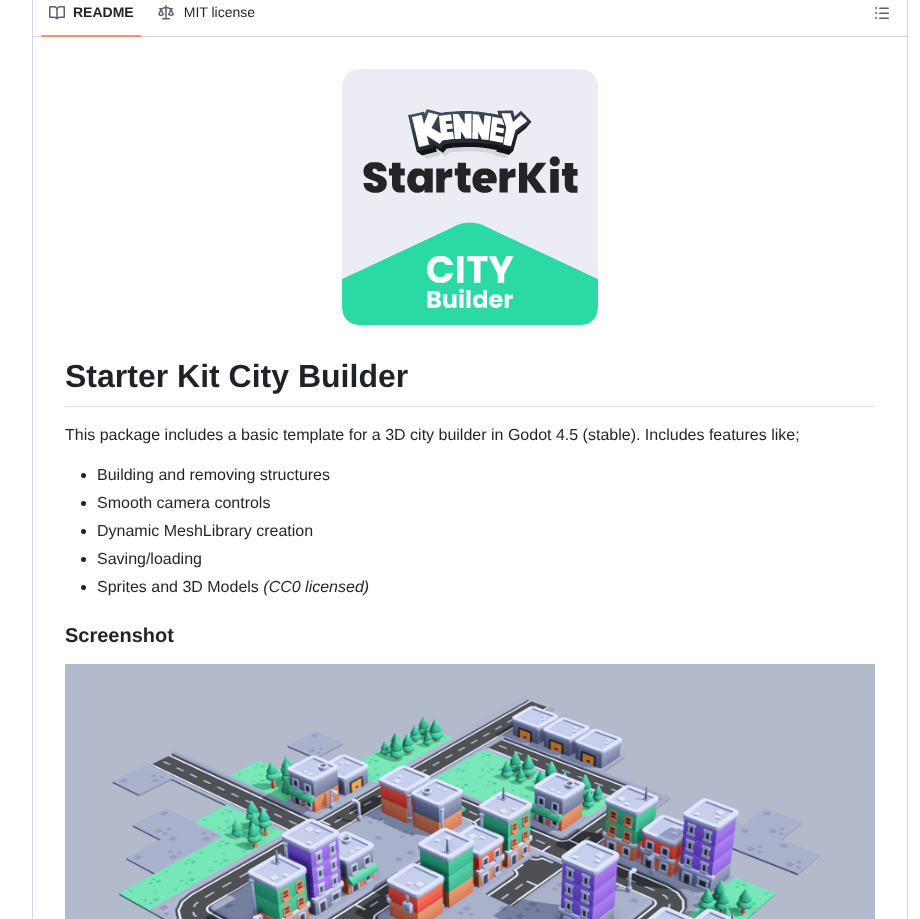 Kenneynl Starter Kit City Builder screenshot