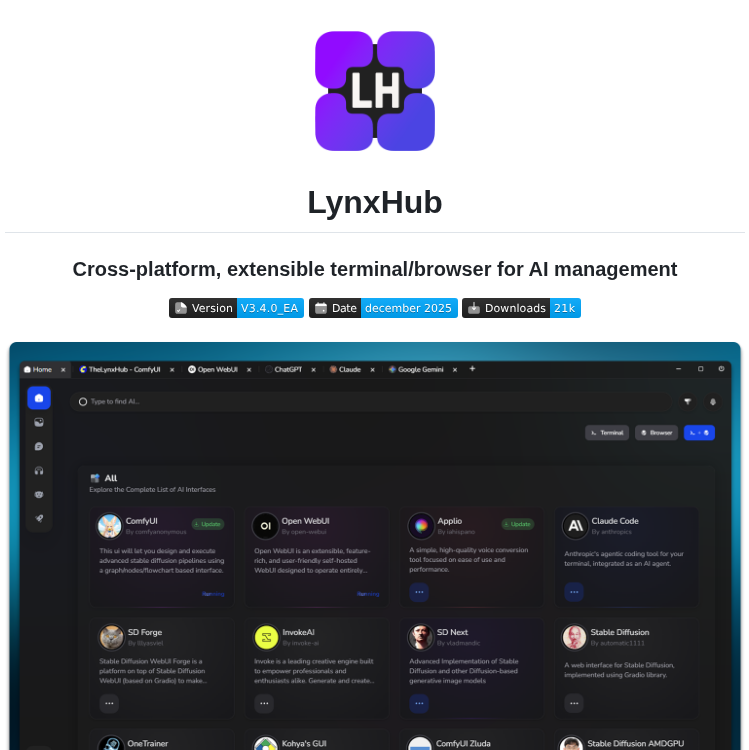 Kindabrazy Lynxhub screenshot