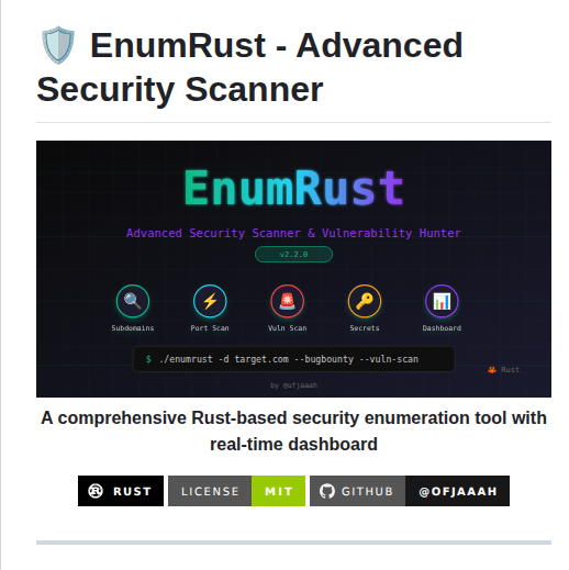 Kingofbugbounty Enumrust screenshot