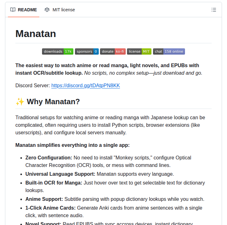 Kolbyml Manatan screenshot