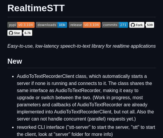 Koljab Realtimestt screenshot