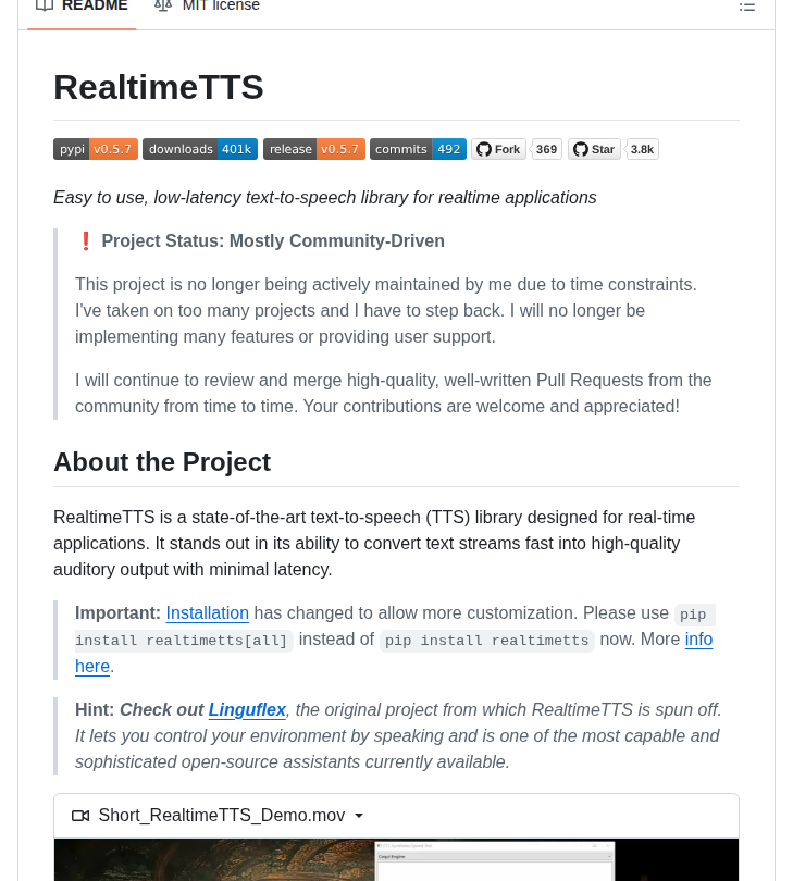 リアルタイム音声合成、ストリーミング対応で遅延がほぼ消えた