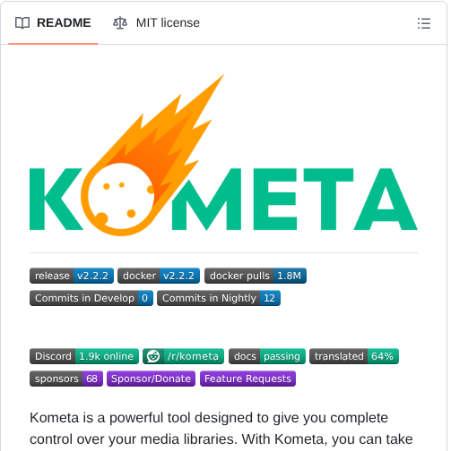 Kometa Team Kometa screenshot