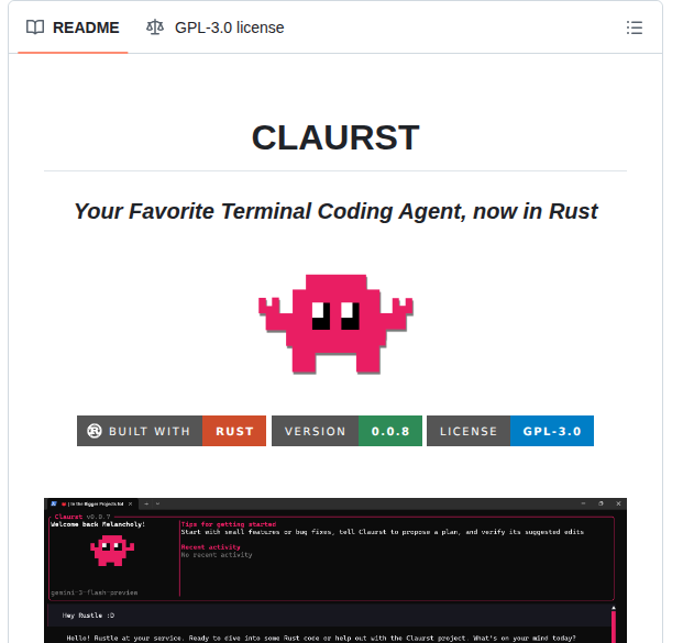 Kuberwastaken Claurst screenshot