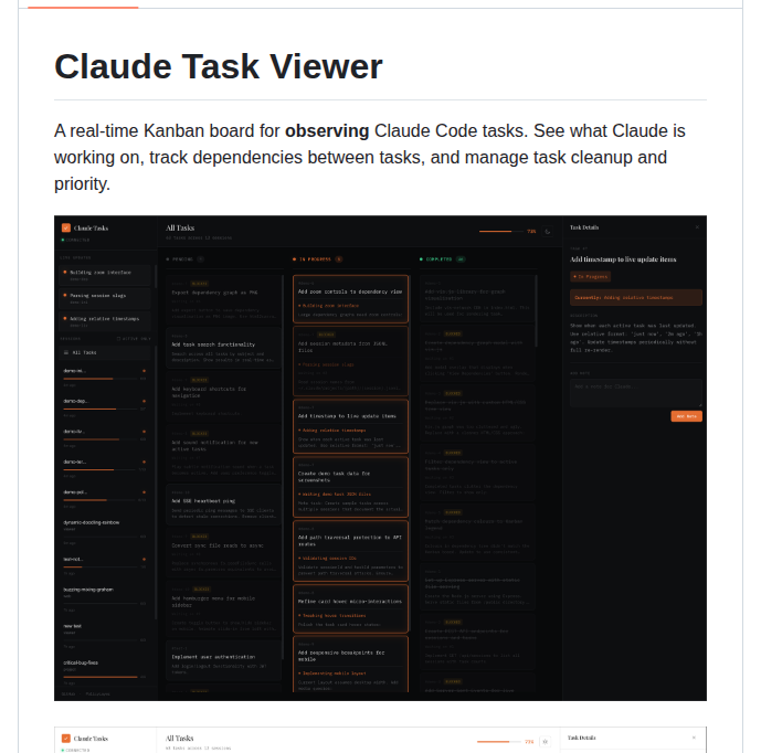L1ad Claude Task Viewer screenshot
