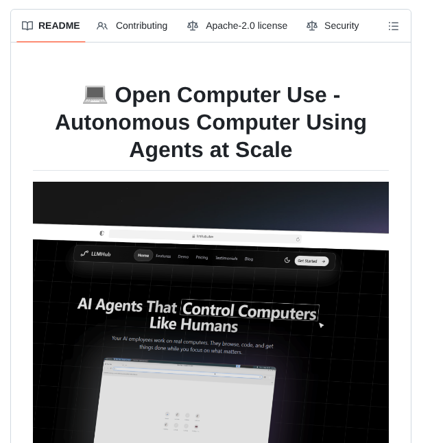 Llmhub Dev Open Computer Use screenshot